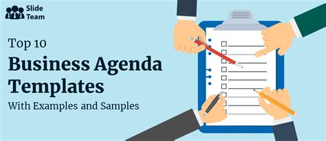 Top 10 Business Agenda Templates With Examples And Samples