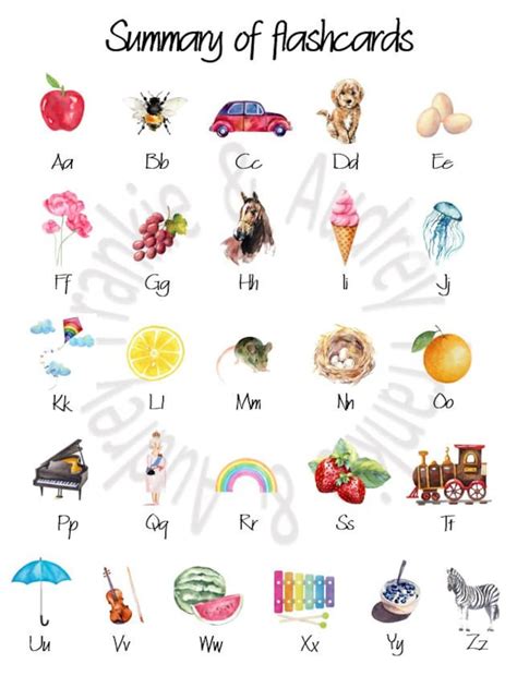 Printable ABC Alphabet Flashcards Preschool Education & Learning ...