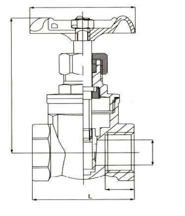 Forged Bronze Gate Valve Ic China Valve Products Valve