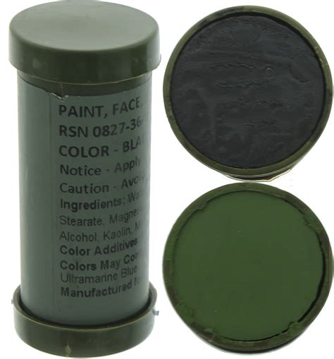 Amazon.com : Army Universe Camo Face Paint, NATO Camouflage Military Makeup Paint Sticks (Black ...