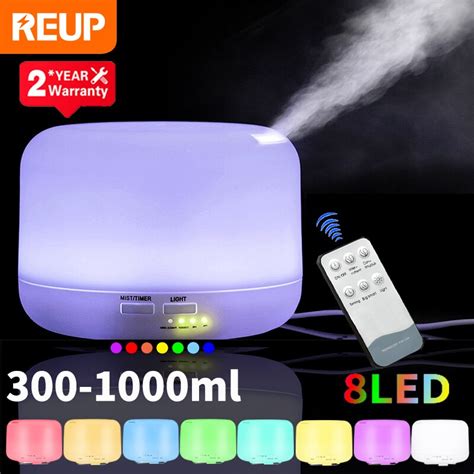 Humidificador De Aire Con L Mpara Para Aromaterapia Difusor El Ctrico