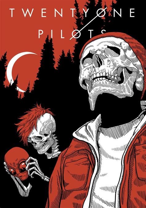 Twenty One Pilots Band Poster