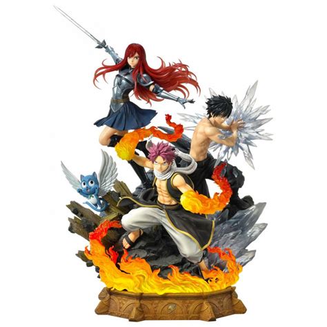 Figure Natsu Gray Erza And Happy Fairy Tail Meccha Japan