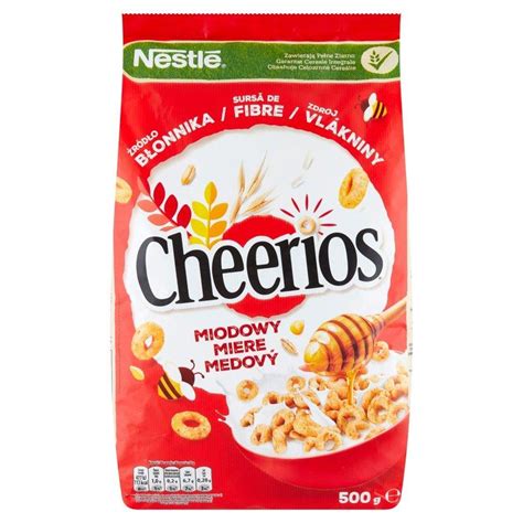 Nestlé Cheerios Honey Breakfast Cereals 500g Food Breakfast