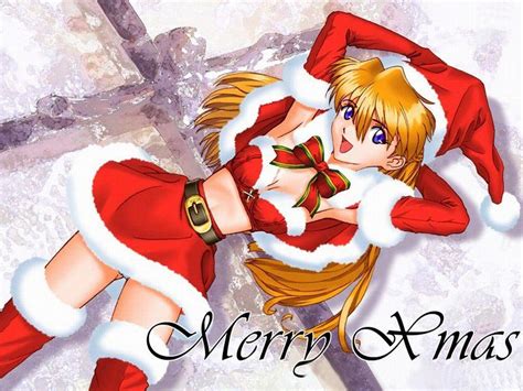 Cute Anime Girl Christmas Wallpapers Hd Free Download