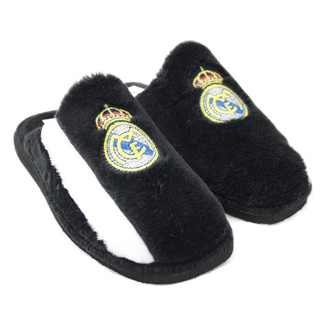 Zapatillas Casa Real Madrid Negras Niño Andinas Querol