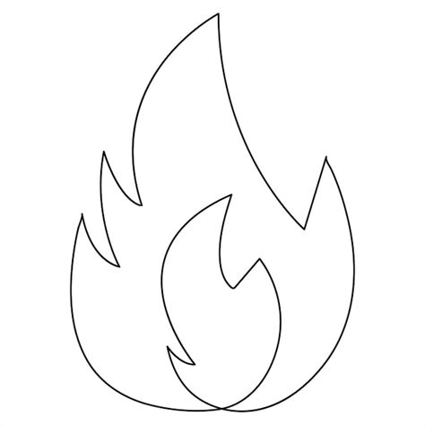 Arte De Una Sola L Nea De Fuego De Le A Dibujo Continuo Contorno Vector