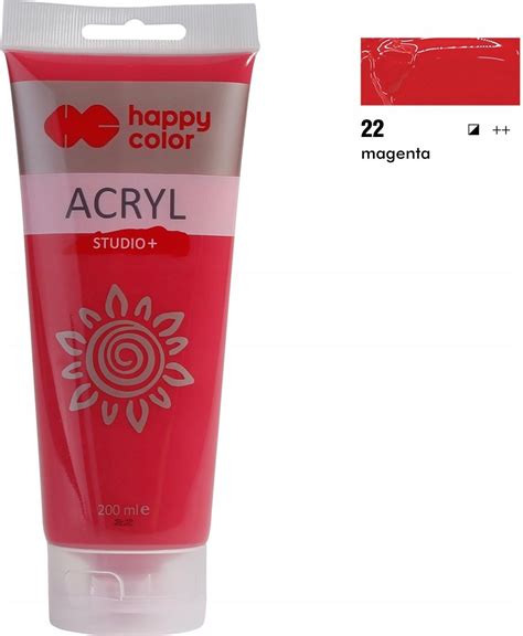 Farba Akrylowa Happy Color Studio Ml Magenta Ceny I Opinie Ceneo Pl