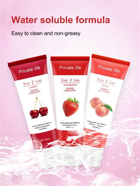 Strawberry Flavored Water Based Lubricant Silky Smooth Personal Lube