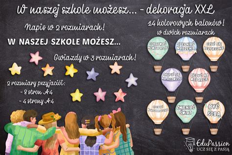 W naszej szkole możesz dekoracja XXL EduPassion