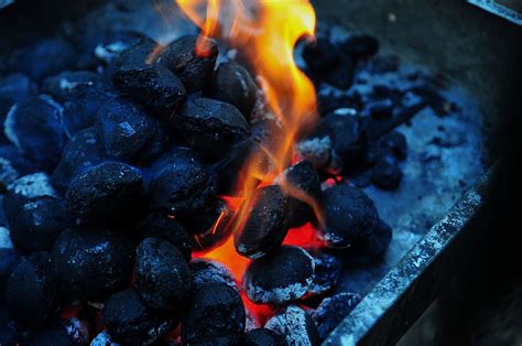 HD Wallpaper Firepit Charcoals Burning Charcoal In Fire Pit Hot Coal