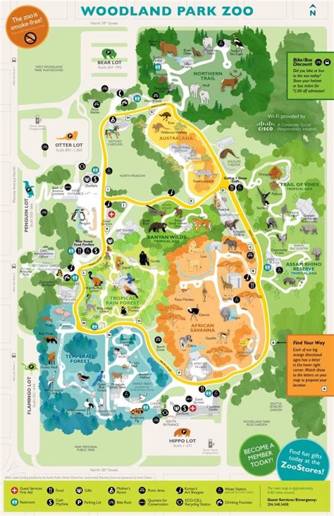 Woodland park zoo map woodland park zoo map – Artofit