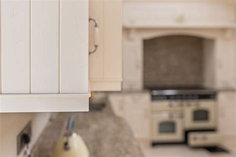 V Grooved End Gables In Classic Painted Kitchen By Newhaven Kitchens