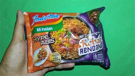 Review Produk 1783 Indomie Mi Goreng Rasa Kebab Rendang Youtube