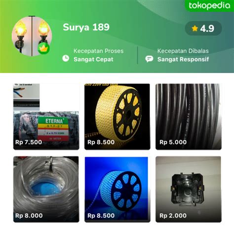 Toko Surya 189 Online Produk Lengkap Harga Terbaik Tokopedia