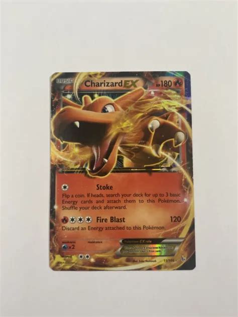 Charizard Ex Ultra Rare Xy Flashfire Pokemon Card Tcg Nm Holo