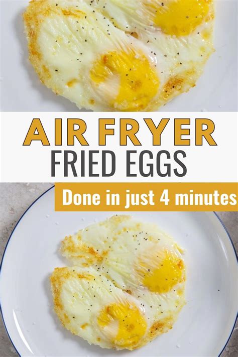 Air Fryer Fried Eggs