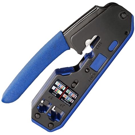 Rj Crimping Tool Wire Cutters Electrical High Hardness Material Pass