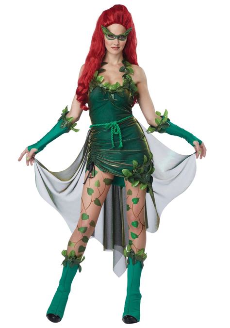 Plus Size Lethal Beauty Costume Women Halloween Costumes Poison Ivy Costumes Ivy Costume