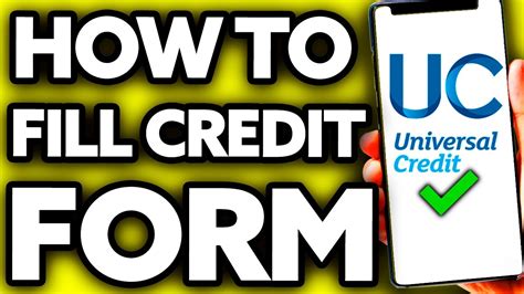 How To Fill Universal Credit Form Online Step By Step Youtube