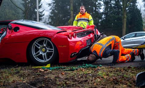 Limited Edition Ferrari Enzo Crashed In Netherlands Amsterdam Daily