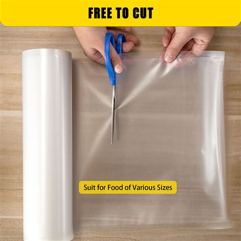 Vevor Vacuum Seal Bags Vacuum Food Storage Bag 7.9 Inch X 50 Ft 2 Packs Embossed | VEVOR US