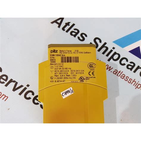 Pilz S Mn Safety Relay Vac Atlas Shipcare Services