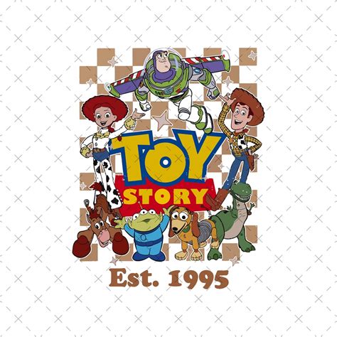 Archivo PNG de Toy Story retro Toy Story Est 1995 Descarga instantánea