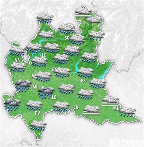 Meteo Lombardia Torna Il Maltempo In Settimana Con Due Perturbazioni