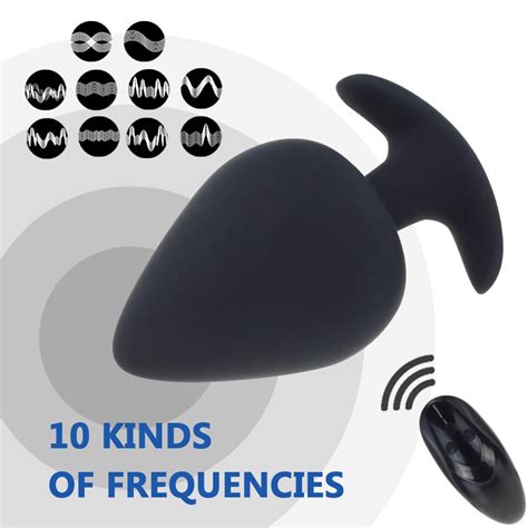 Vibromasseur Anal pour homme et femme avec télécommande sans fil en Silicone prise pour Gay