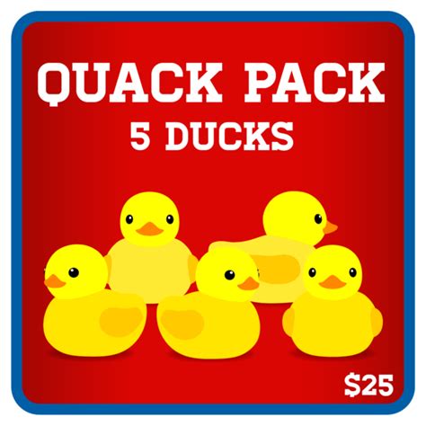 Quack Pack 5 Rubber Ducky Regatta