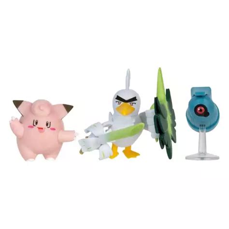 Pok Mon Battle Figure Set Pack Clefairy Beldum Sirfetch D Cm Eur