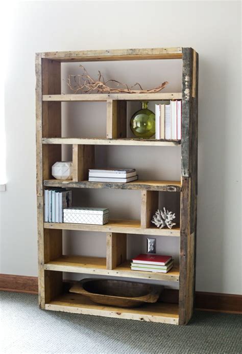 1001 ideas de estanterías de palets paso a paso Bookshelves diy