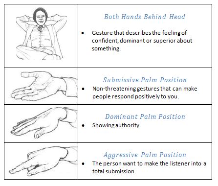 THE STUDY OF HUMAN GESTURE - Gestures of Different Body Part