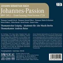 Johann Sebastian Bach Johannes Passion Bwv Erste Fassung