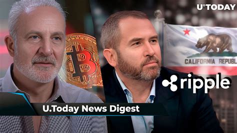 Peter Schiff Issues Gloomy Btc Price Prediction Ripple Ceo Hails Big