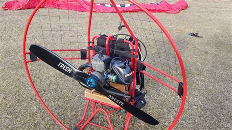 Paramotor Fresh Breeze Si Aripa Silex Fresh Breeze Primul Zbor Test