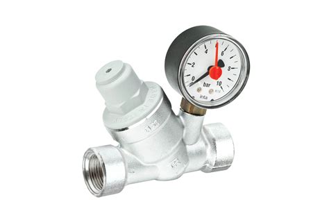 Pressure Reducing Valves With Gauge Intatec