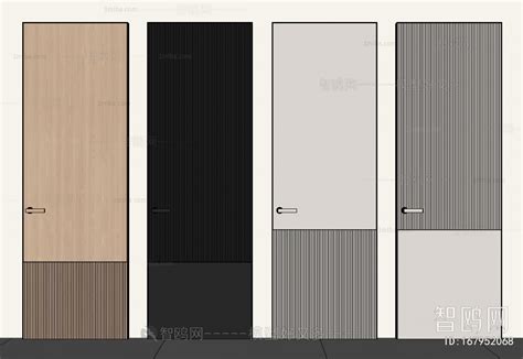 Modern Single Door Sketchup Model Download Model Id167952068 1miba