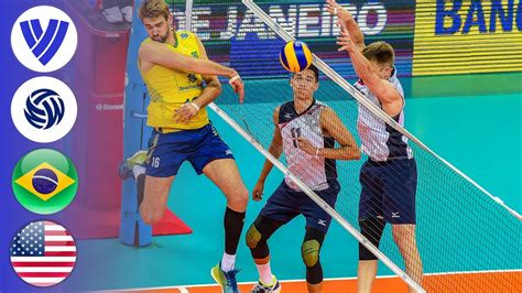 Brazil Vs USA Full Match Men S Volleyball World League 2016 YouTube