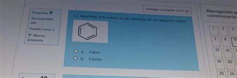 Solved Tiempo Restante Pregunta Sin Responder Chegg