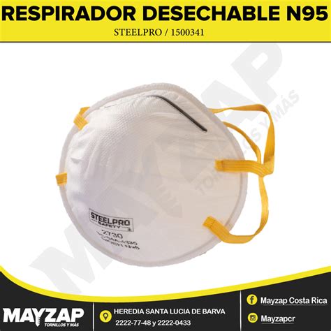 Respirador Desechable N Mascarilla Unidades Marca Steelpro