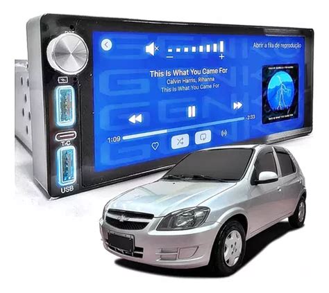 Multimidia Som Radio Gm Celta Android Gps Bluetooth Waze Usb