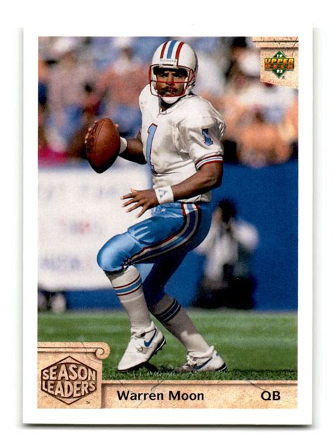 Upper Deck Warren Moon Houston Oilers Ebay