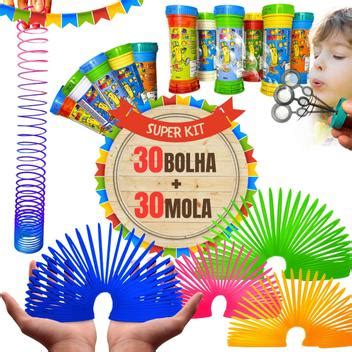 Kit Prenda Festa Infantil Bolha De Sab O Mola Maluca Lembrancinha