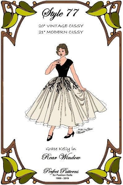 Grace Kelly Rear Window Dress Pattern