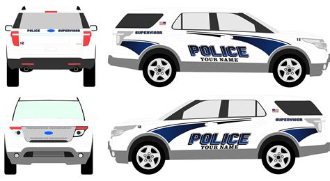 Police Car Graphics Kits | SVI Vinyl Police Graphics for Police Fleet ...