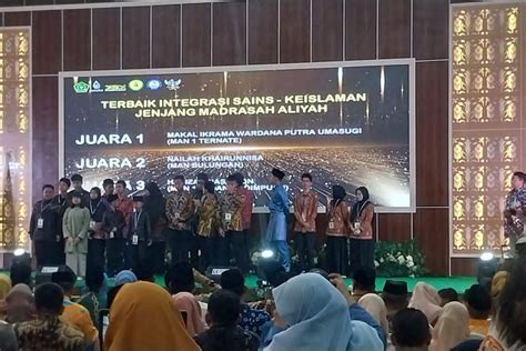 Kompetisi Sains Madrasah 2024 Dipusatkan Di Ternate Ditutup ANTARA News