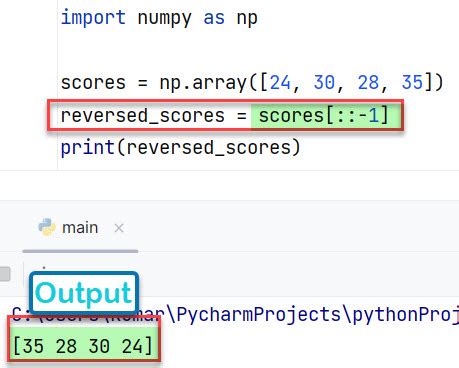 Numpy Reverse Array In Python Methods Python Guides