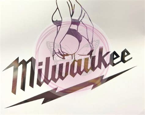 Milwaukee Booty Decal Blue Collar Decal Milwaukee Decal Etsy